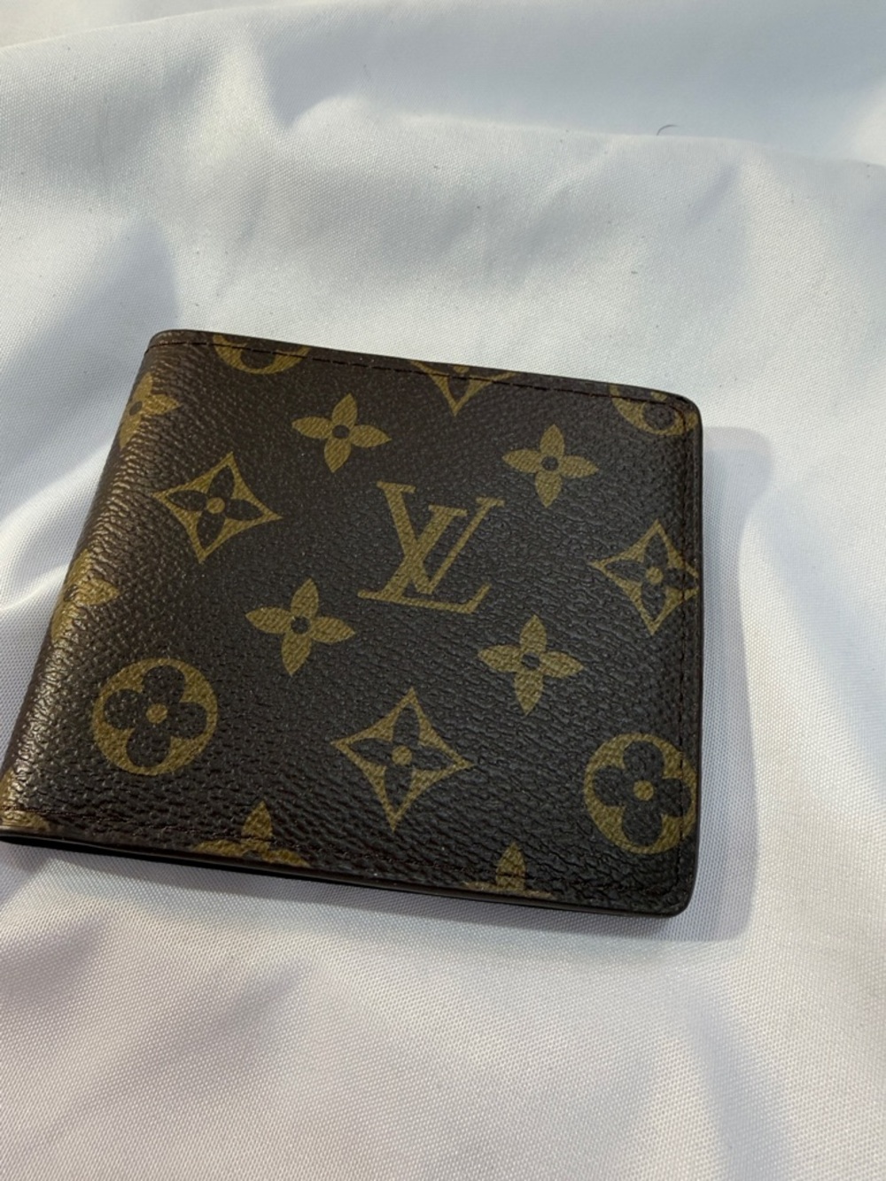 Men’s Monogram Canvas Bifold Wallet‎ - Brown/Gold